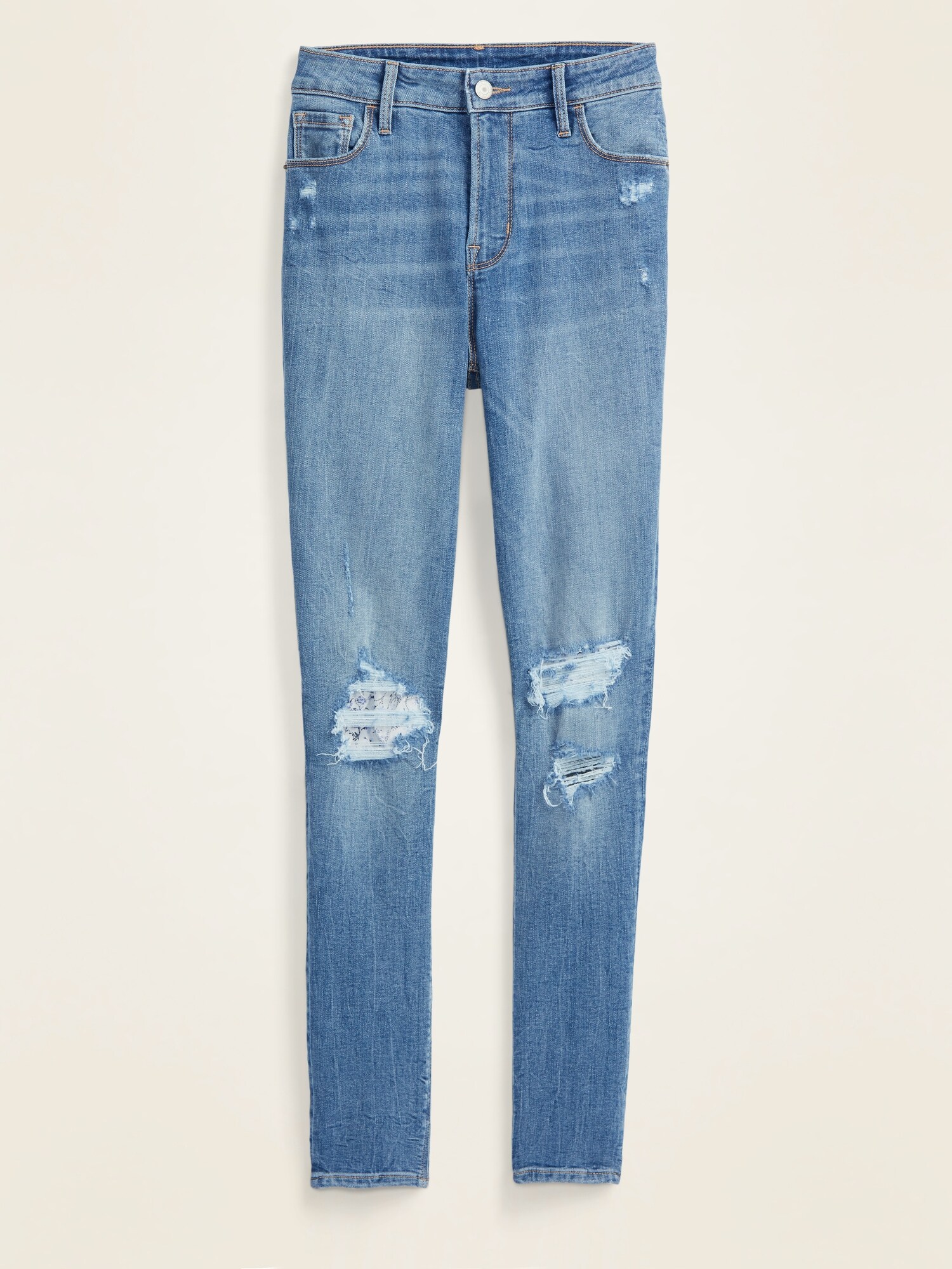 high waisted skinny jeans with belt loops