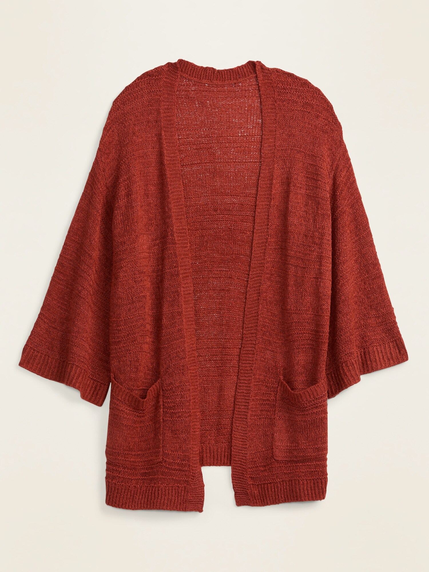 gap textured open front cardigan