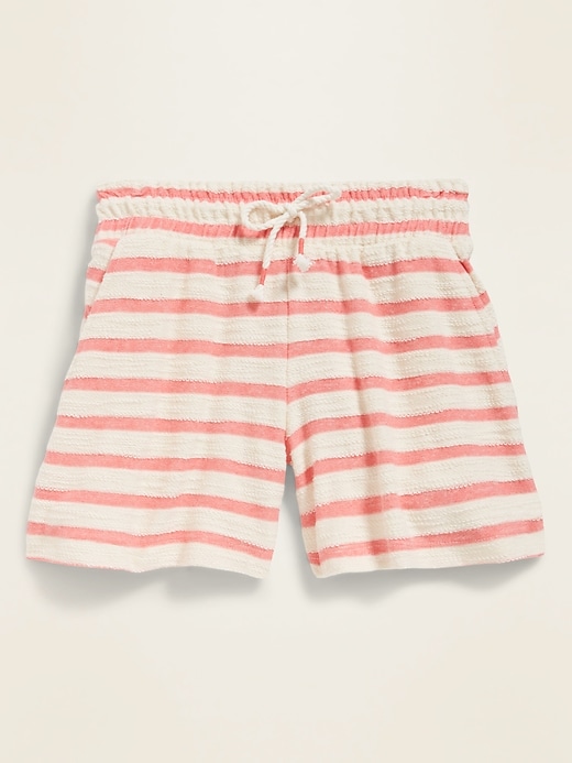 Old Navy Loop-Terry Midi Shorts for Girls. 1