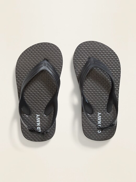 View large product image 1 of 1. Unisex Solid Flip-Flops for Toddler