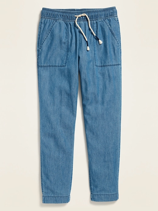 Chambray Soft Pants for Girls | Old Navy