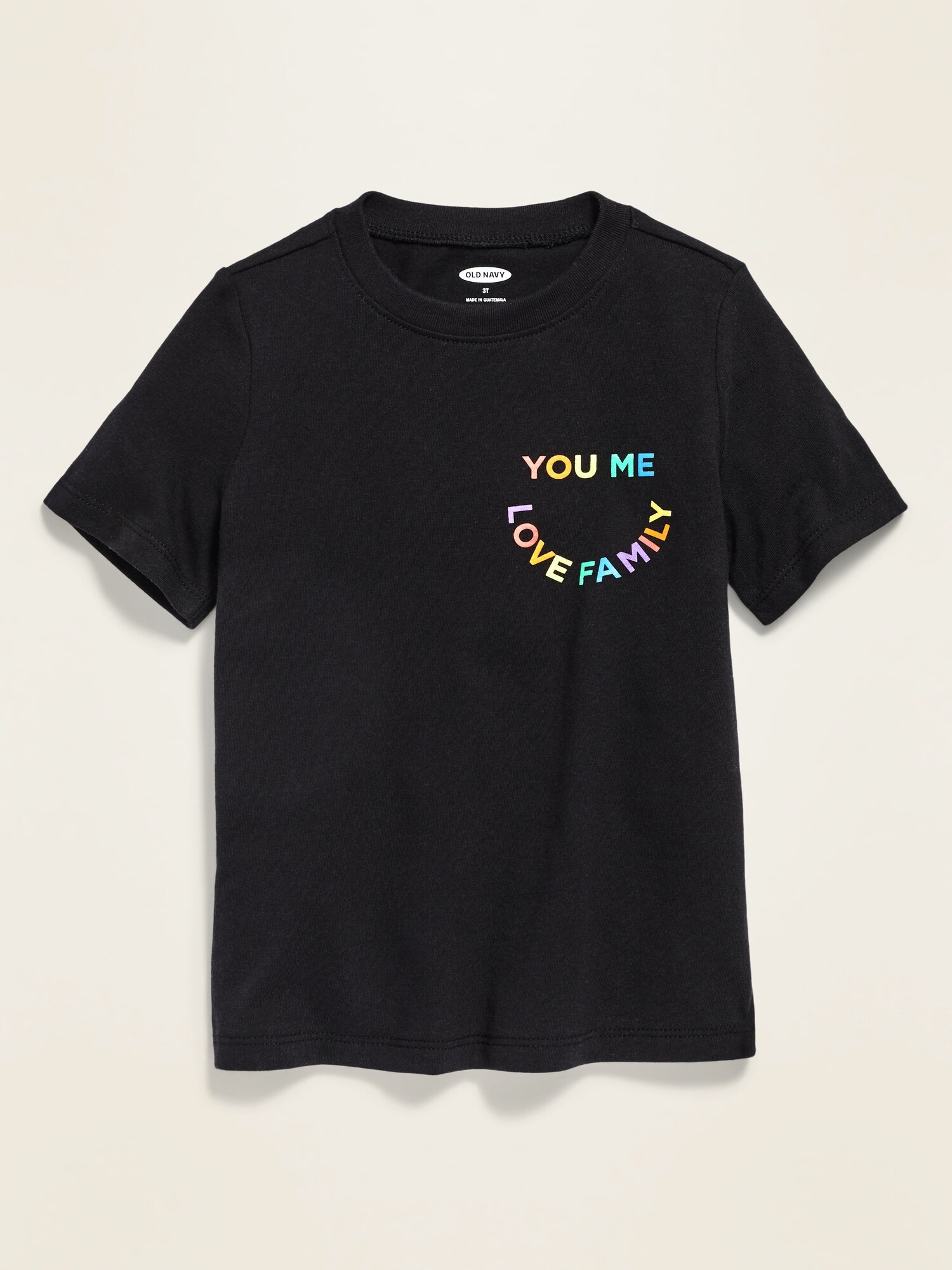 Pride Graphic Tee for Toddler Boys
