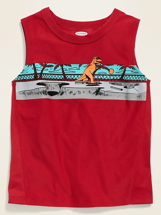 Old Navy Moisture-Wicking Muscle Tank Top for Toddler Boys. 1