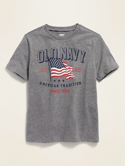 View large product image 1 of 1. 2020 U.S. Flag Graphic Tee For Boys