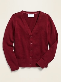 old navy uniform cardigan