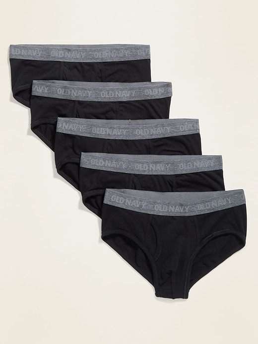 Old Navy - Soft-Washed Built-In Flex Underwear Briefs 5-Pack for Men