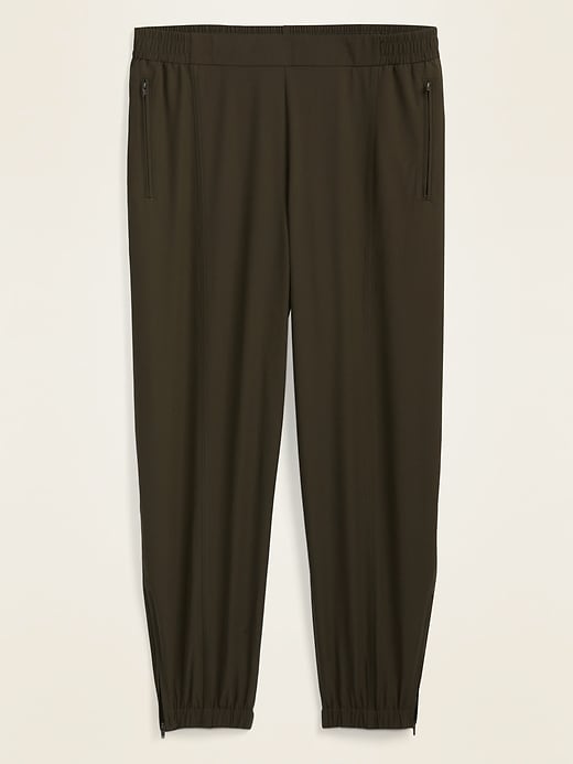 View large product image 1 of 1. Mid-Rise StretchTech Plus-Size Jogger Pants