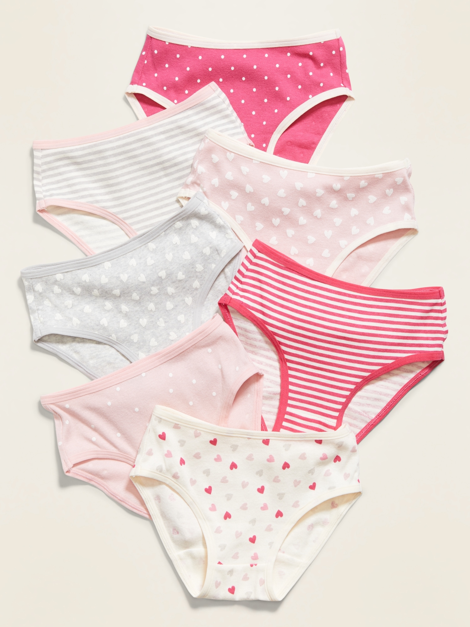 Old Navy Patterned Underwear 7-Pack for Toddler Girls multi. 1