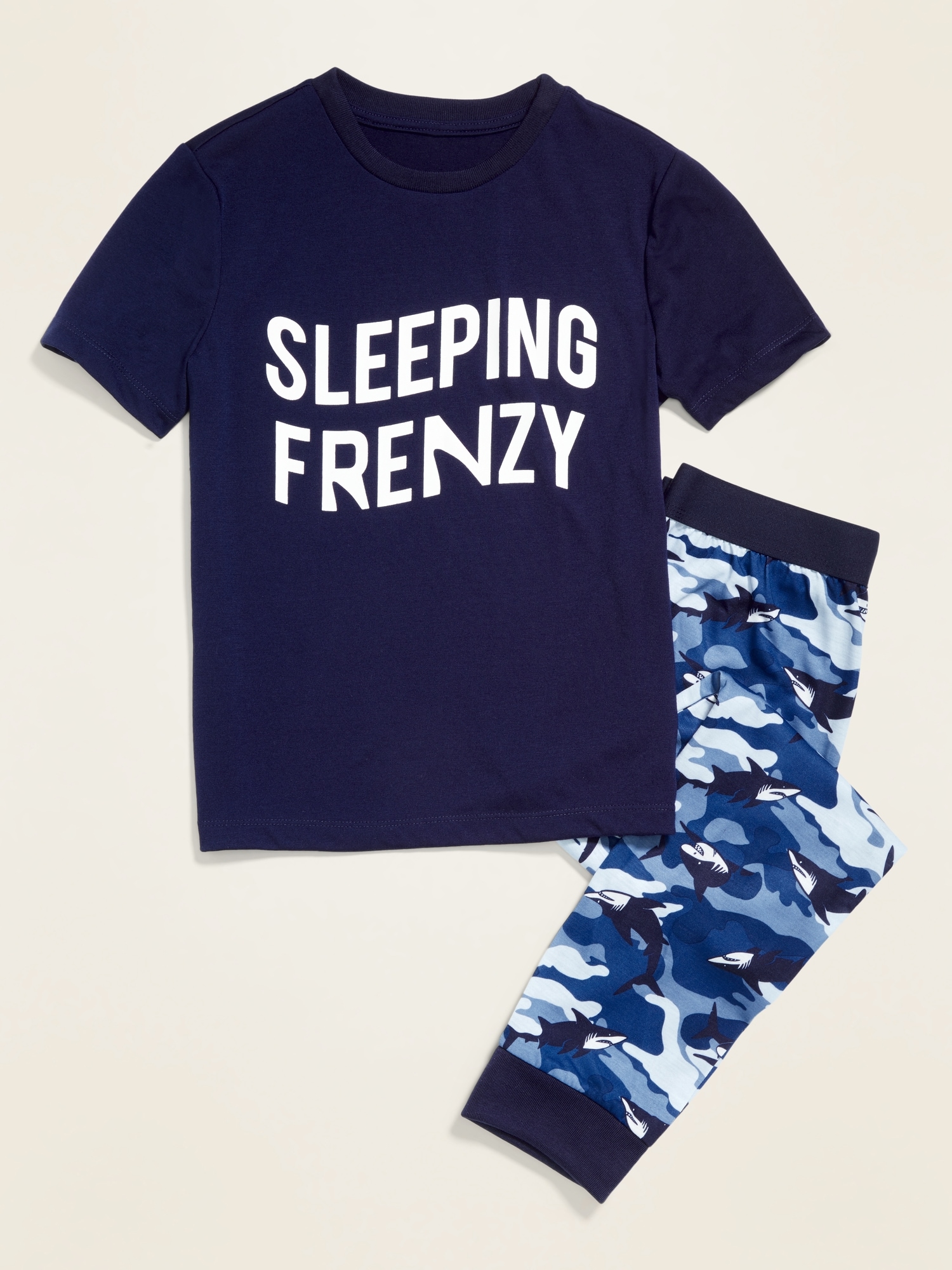 Graphic Pajama Tee & Pajama Joggers Set For Boys Old Navy