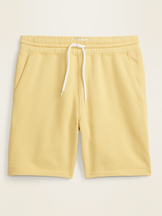 View large product image 1 of 1. Drawstring-Waist Jogger Shorts --7.5-inch inseam