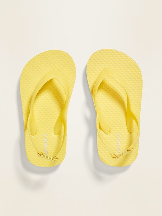View large product image 1 of 1. Solid-Color Flip-Flops for Toddler