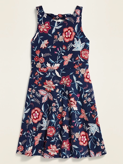 Old Navy Fit & Flare Tank Dress for Girls. 1