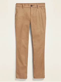 skinny uniform pants for girls
