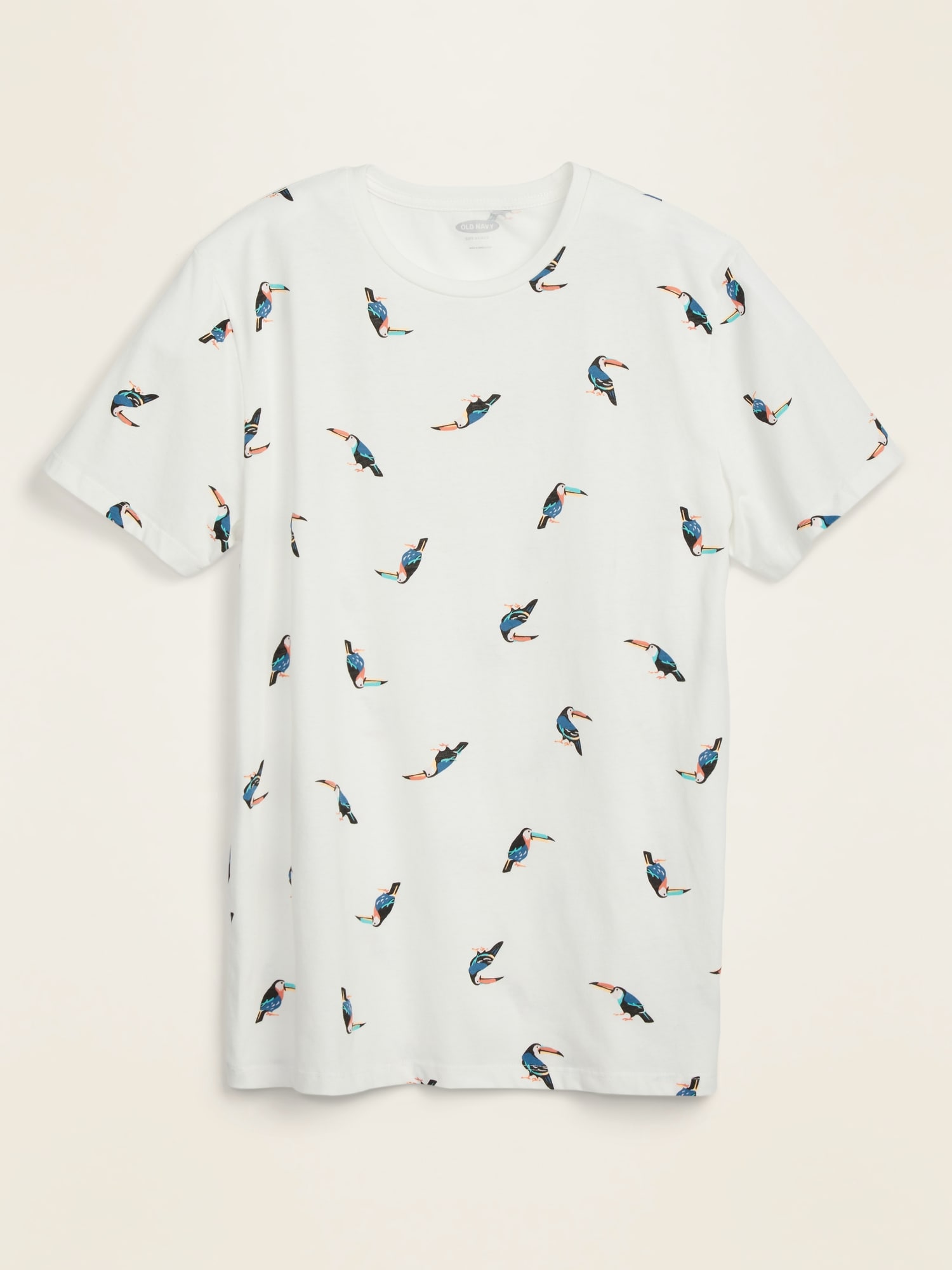 Hollister T-Shirt Mens L Black Cotton Short Sleeve Crew Neck Bird Logo Tee