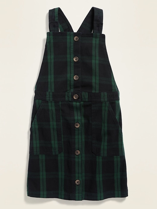 View large product image 1 of 1. Sleeveless Plaid School Uniform Dress for Girls