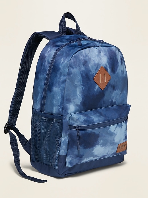 View large product image 1 of 1. Patterned Canvas Backpack For Kids