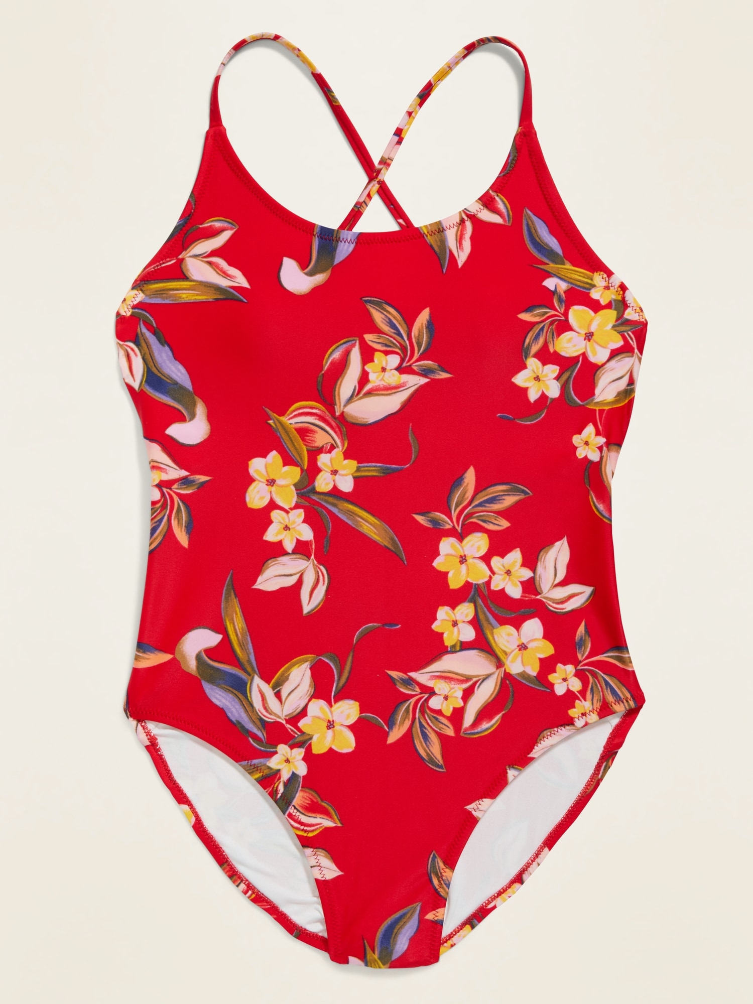 Old navy red store swimsuit