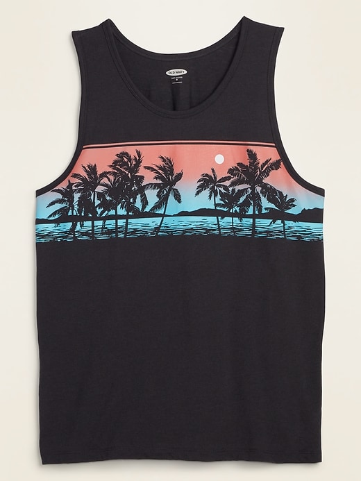 View large product image 1 of 2. Graphic Soft-Washed Tank Top
