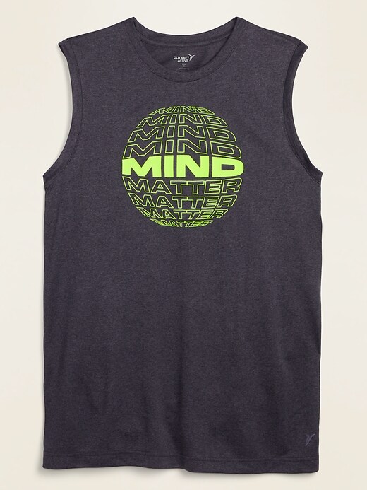 View large product image 1 of 1. Go-Dry Cool Odor-Control Graphic Core Tank Top