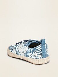 View large product image 3 of 4. Twill Espadrille Sneakers for Baby