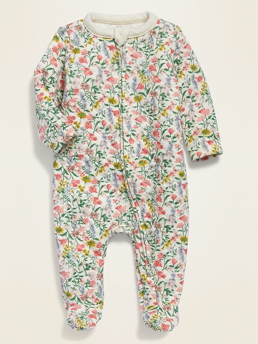 View large product image 1 of 1. Unisex Quilted Sleep & Play One-Piece for Baby