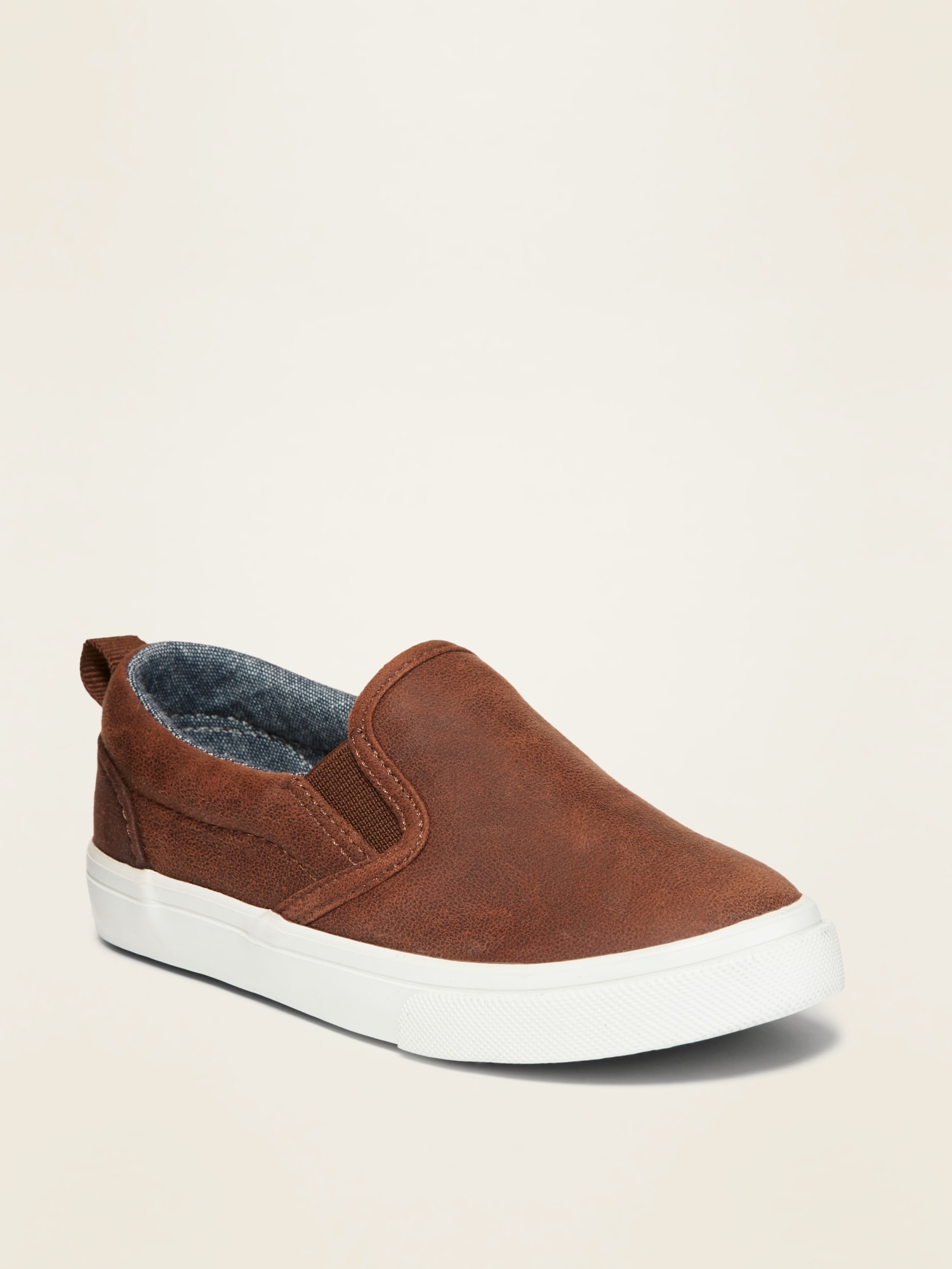 Unisex Faux-Leather Slip-Ons for 