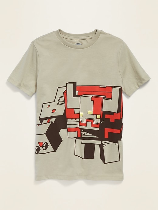 Minecraft Classic Gadget Juniors White Graphic Tee : Target