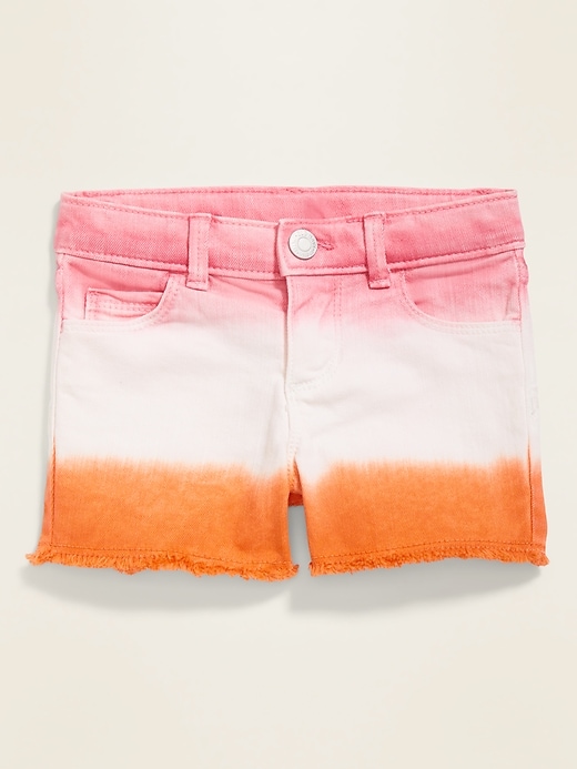 View large product image 1 of 1. Dip-Dye Cut-Off Jean Shorts for Toddler Girls