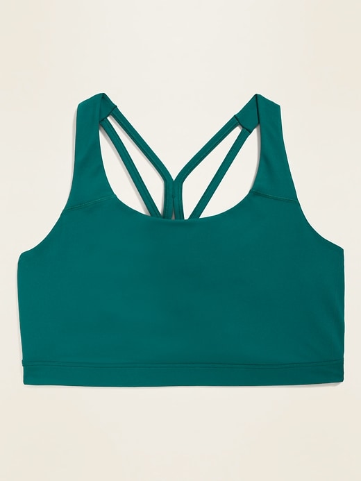 View large product image 1 of 1. Medium Support Strappy Plus-Size Sports Bra
