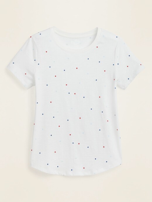View large product image 1 of 1. EveryWear Americana-Star Print Tee for Women