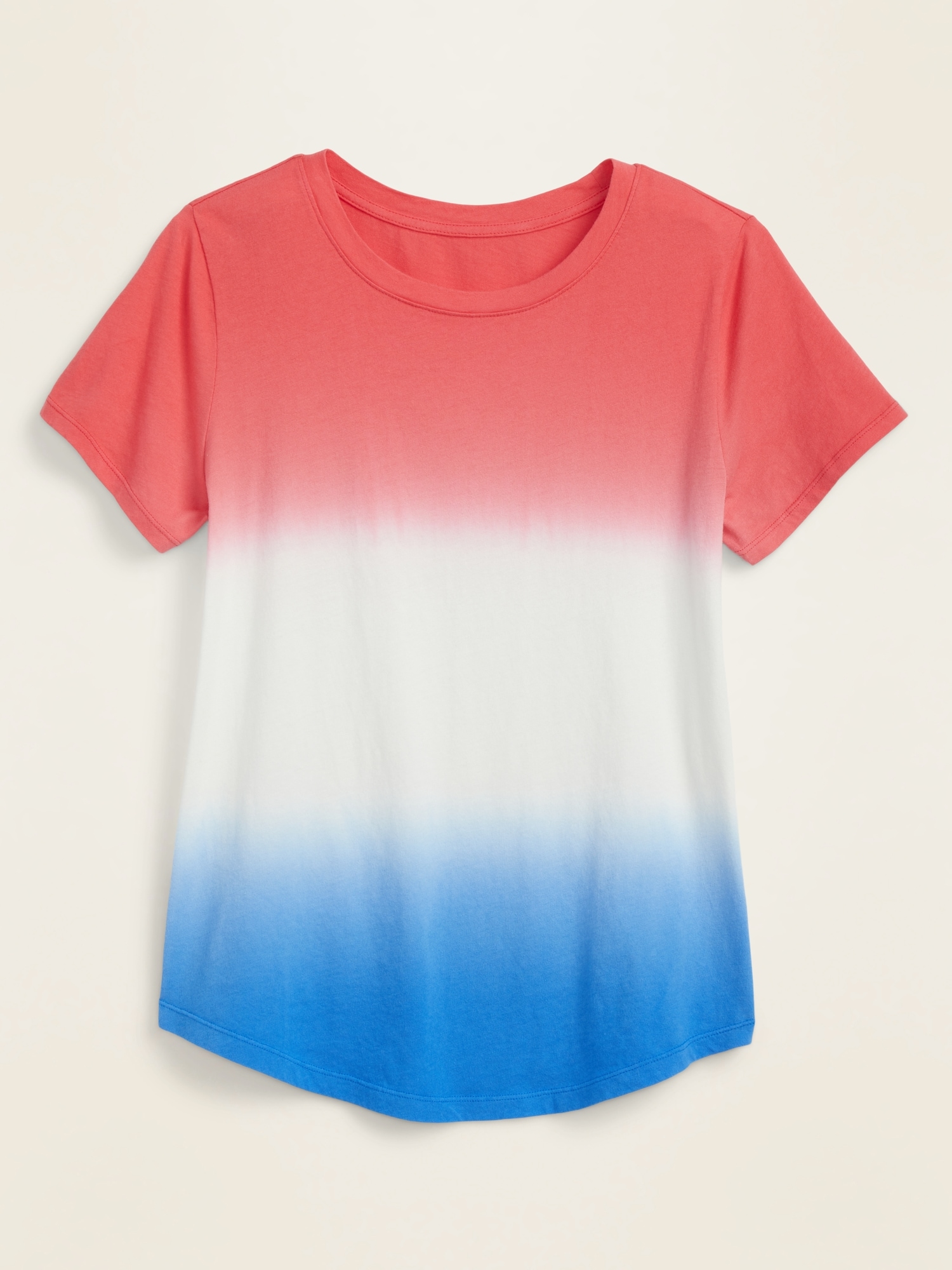 EveryWear Americana Dip Dye Tee for Women