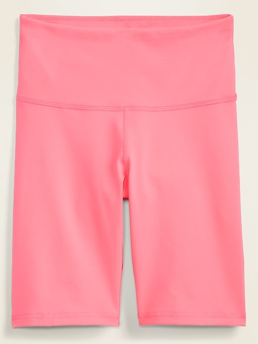 View large product image 1 of 1. High-Waisted PowerPress Biker Shorts for Women - 8-inch inseam