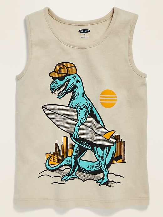 Old Navy Graphic Tank Top for Toddler Boys. 1