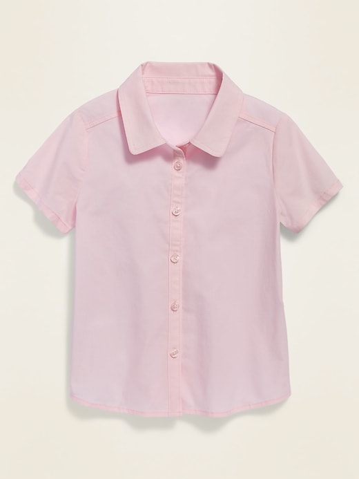 View large product image 1 of 1. Uniform Shirt for Toddler Girls