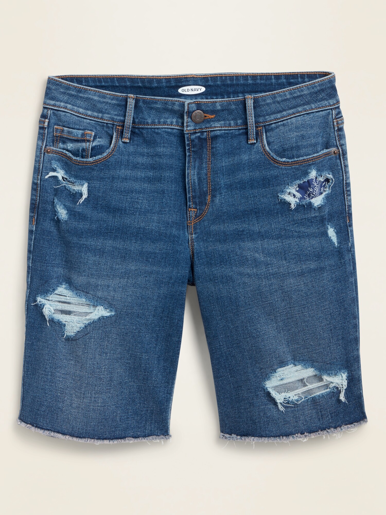 ripped denim shorts for women