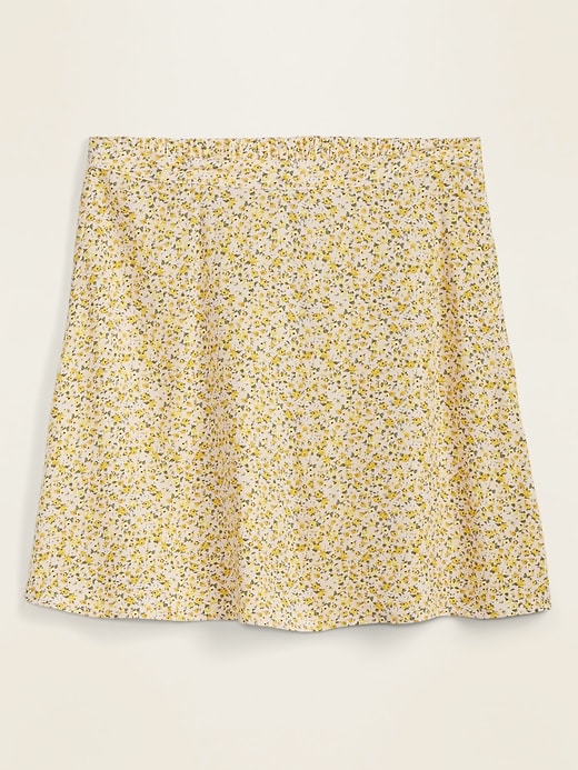 View large product image 1 of 1. Printed Flutter Mini Skirt