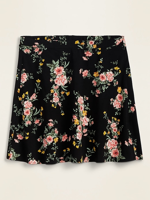View large product image 1 of 1. Printed Flutter Mini Skirt for Women
