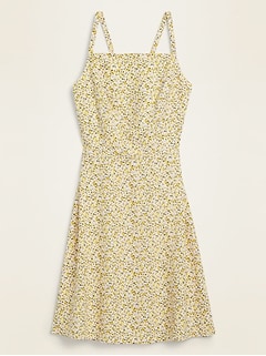 old navy yellow floral dress