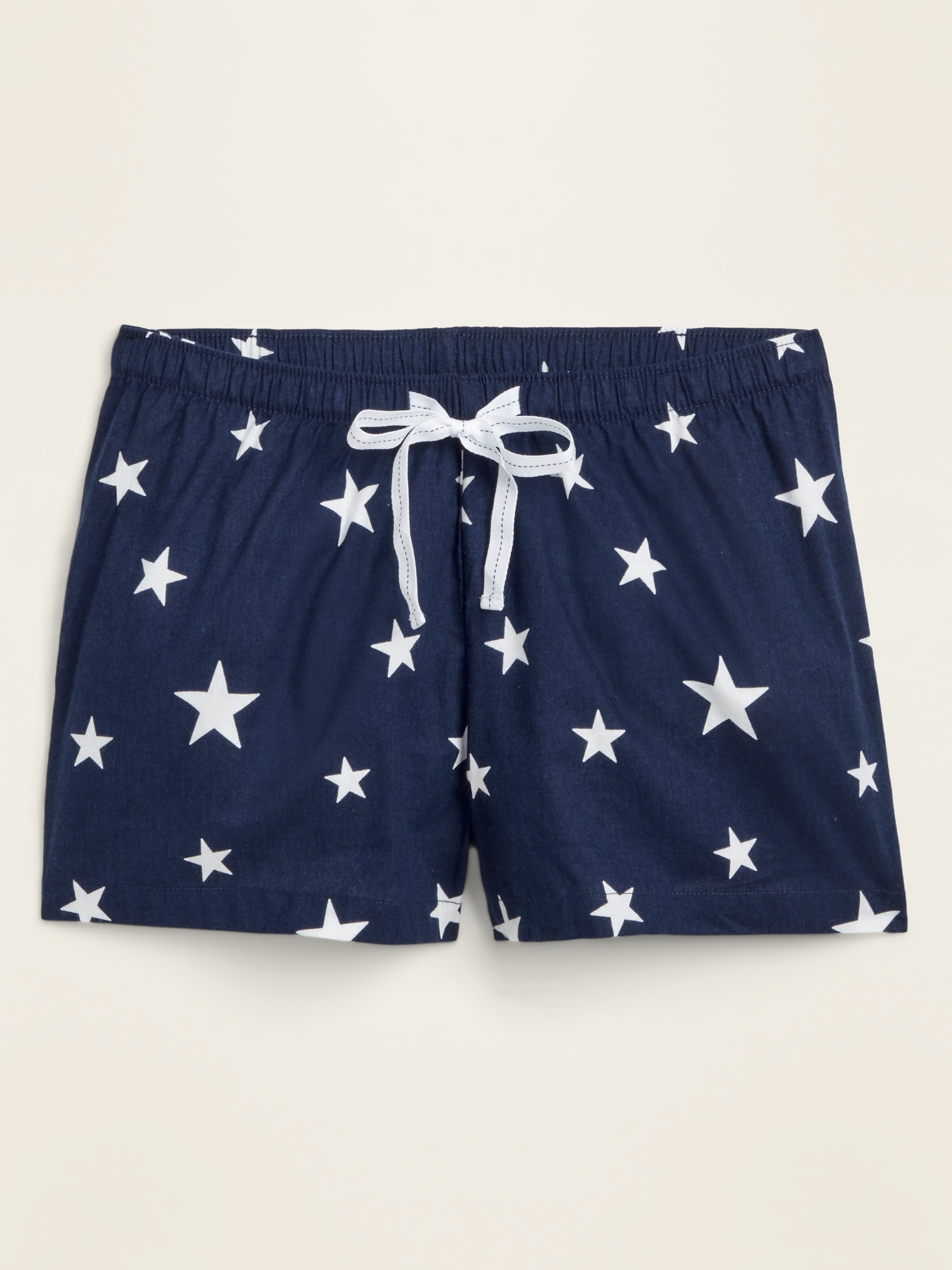 Printed Poplin Pajama Shorts for Women Old Navy