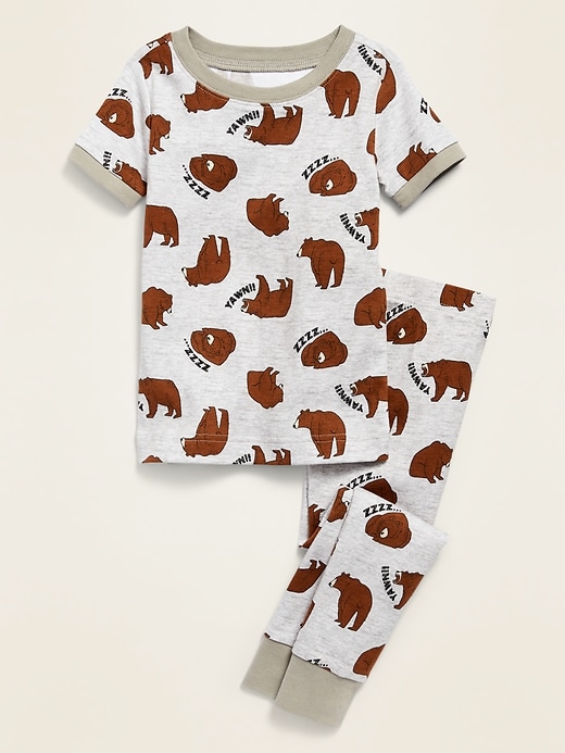 View large product image 1 of 1. Printed Pajama Set for Toddler & Baby