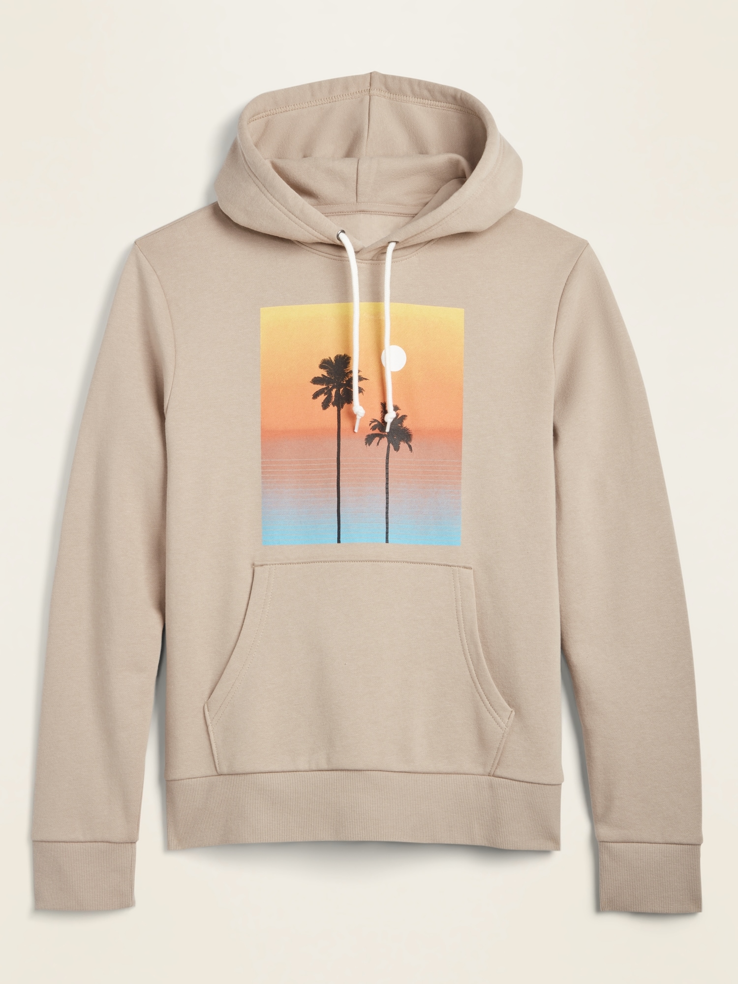 Clearwater Beach Relax Your Life Palm Tree Soft Style Pullover Hoodie 2XL / Navy
