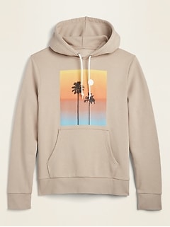 Palm Trees Graphic Pullover Hoodie | Old Navy