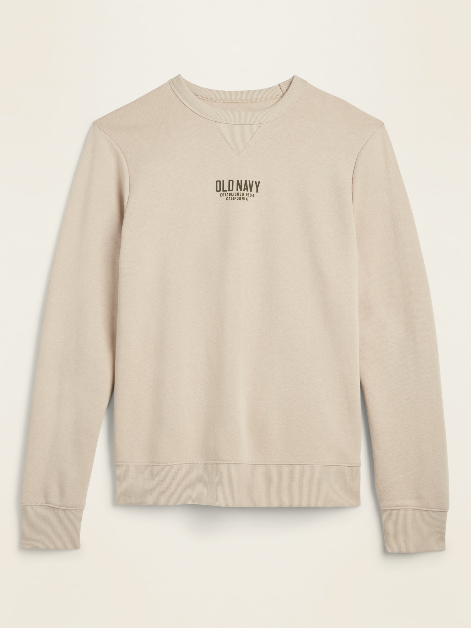 Oversized Logo-Graphic Crew-Neck Sweatshirt for Men