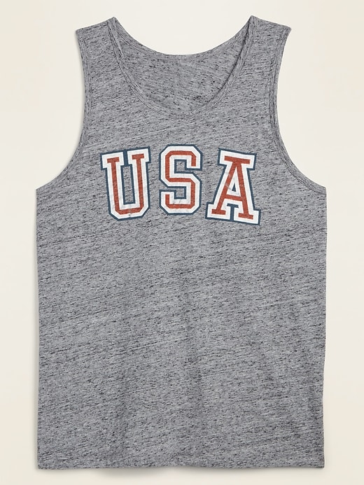 Soft-Washed Graphic Tank Top for Men | Old Navy