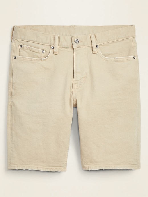 Old Navy Slim Built-In Flex Pop-Color Jean Shorts for Men -- 9-inch inseam. 1