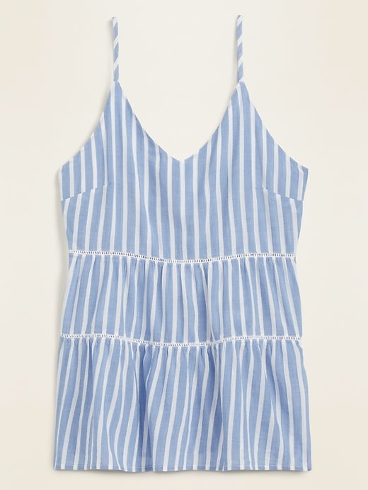 Striped Smocked-Back Tiered Cami for Women | Old Navy