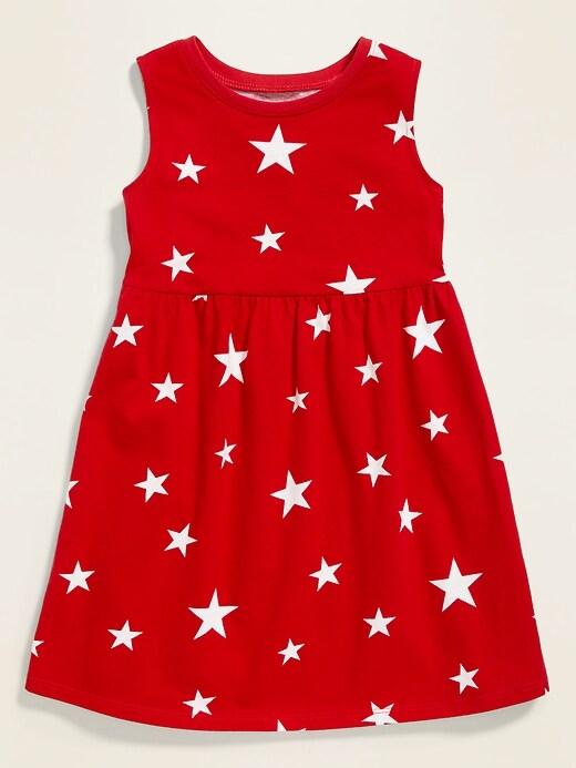 View large product image 1 of 1. Sleeveless Fit & Flare Dress for Toddler Girls