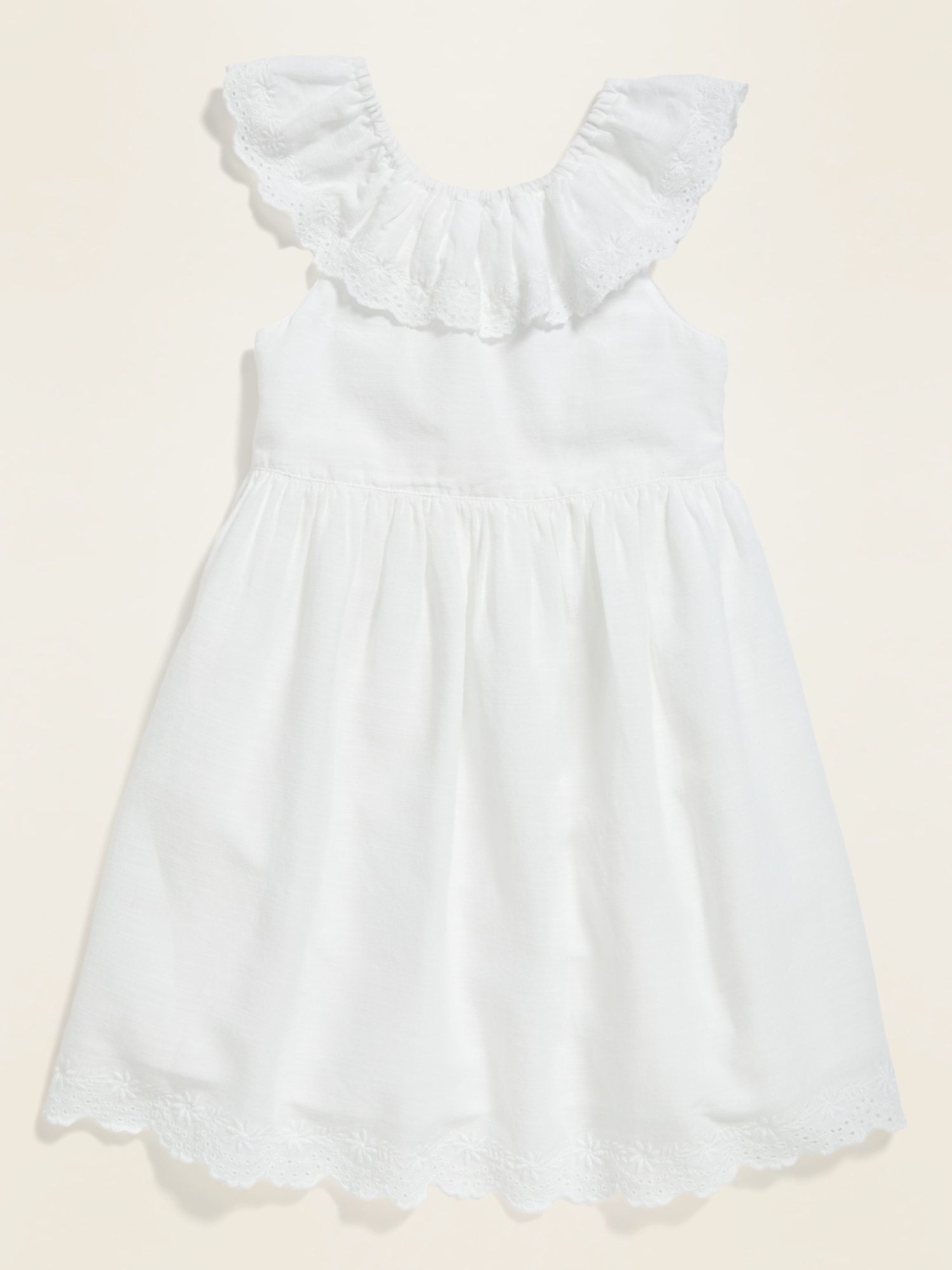 Fit & Flare Embroidered Bow-Back Dress for Toddler Girls | Old Navy