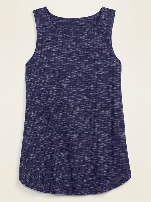 Old Navy High-Neck Rib-Knit Swing Tank for Women - 552587032