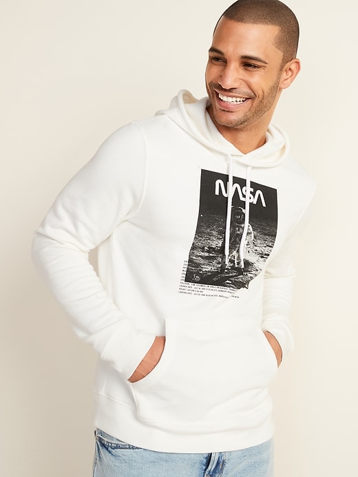Image number 6 showing, NASA&#174 Lunar Landing Graphic Gender-Neutral Pullover Hoodie and Women
